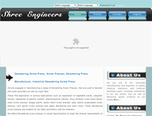 Tablet Screenshot of dewateringscrewpress.com